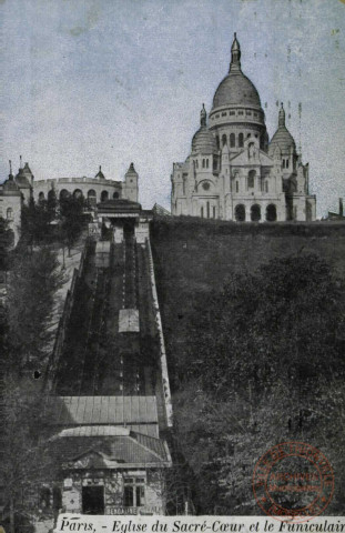 PARIS - Eglise du Sacré-Coeur et le Funiculaire