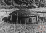 Fort du Hackenberg - Tourelle de 75 en position de tir
