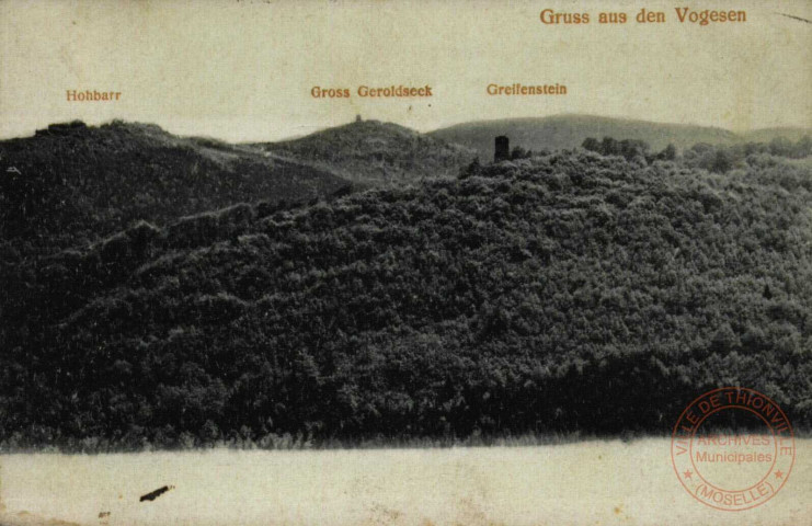 Gruss aus den Vogesen - Hohbarr - Gross Geroldseck - Greifenstein