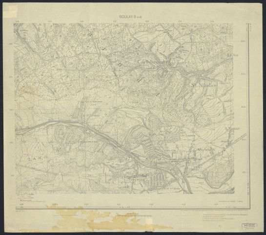 BOULAY 8 c-d » / Service Géographique de l'Armée