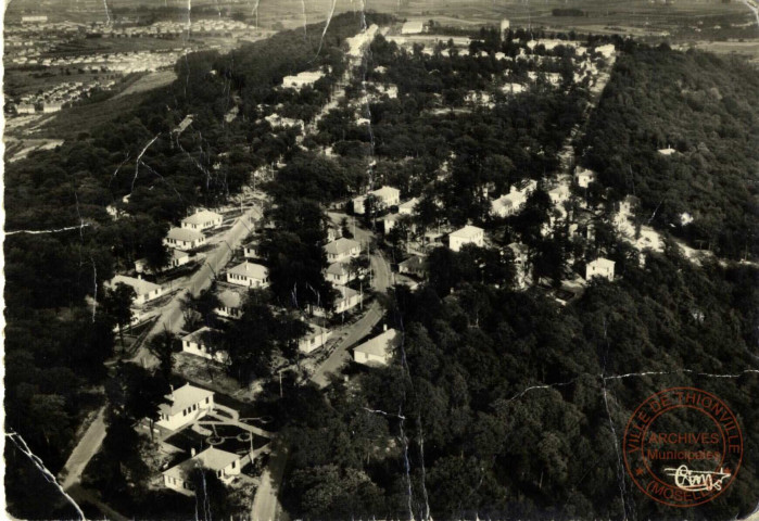 Seremange-Erzange (Moselle) - Vue aérienne - St-Nicolas-en-Forêt