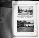 Exposition sur les fortifications à Thionville en 1970 par Georges Martig - Entrée de la ville par le pont des Alliés avant 1939 et vue sur le bastion Sud