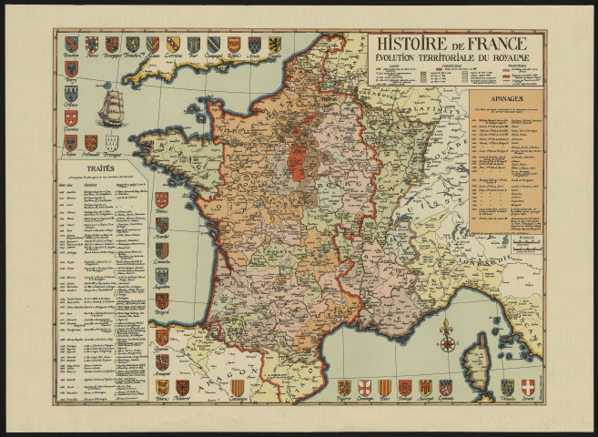 HISTOIRE DU ROYAUME DE FRANCE ET EVOLUTION TERRITORIALE DU ROYAUME