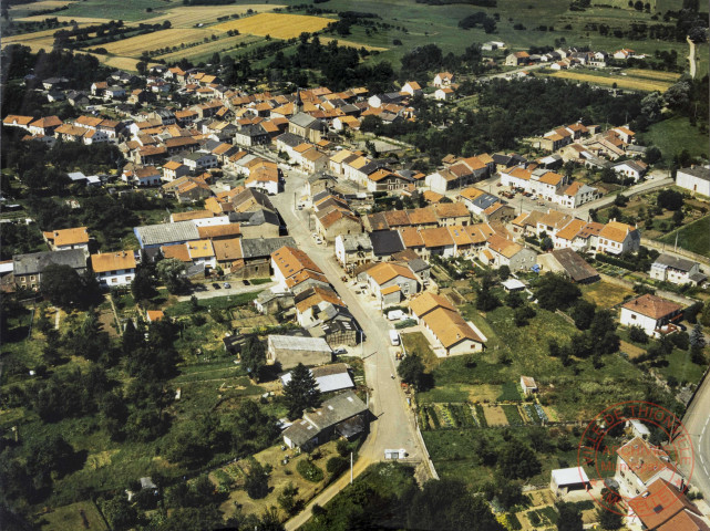 Vue aérienne de Oeutrange