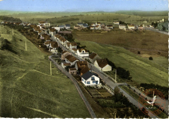 En avion au-dessus de... Fontoy (Moselle) - Rue de Lommerange et Docteur Ringeisen