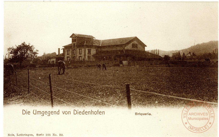 Die Umgegend von Diedenhofen - Briquerie