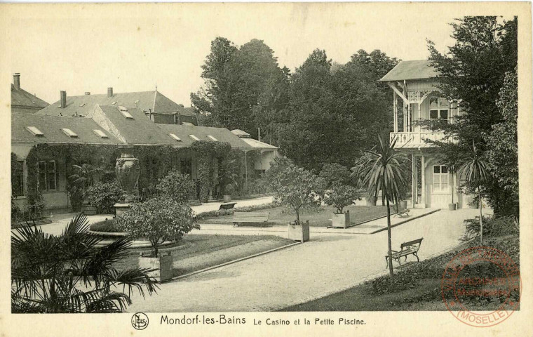 Mondorf-les-Bains. le Casino et la petite Piscine.