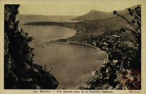 Menton - Vue générale prise de la frontière italienne.