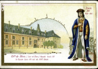 Château de Blois (Loir et Cher) façade Louis XII - Louis XII 1472-1515.
