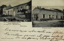 Malancourt - Eine Strasse mit Hauptquartier des Prinzen Friedrich Karl. ( 27 August bis 7.september 1870) - Wirtschaft Lehnen