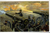 Der Deutsch - Franz. Krieg 1870-71. Belagerung v. Strassburg. 27 sept. 1870. Nächtl. Bombardement unter General v. Werder.