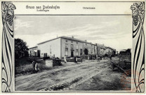 Gruss aus Dodenhofen Lothringen - Ortstrasse