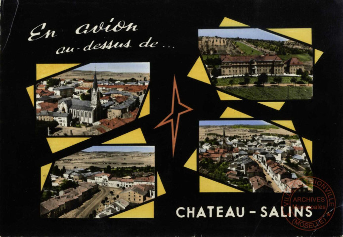 En avion au-dessus de...Chateau-Salins