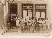 Grande brasserie d'Alsace G. Vivarelli et G. Leclerc, 18 rue de Jemmapes en 1936