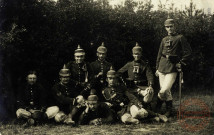 [8 Soldats Allemands (casques à pointe) du 135e Régiment d'Infanterie]