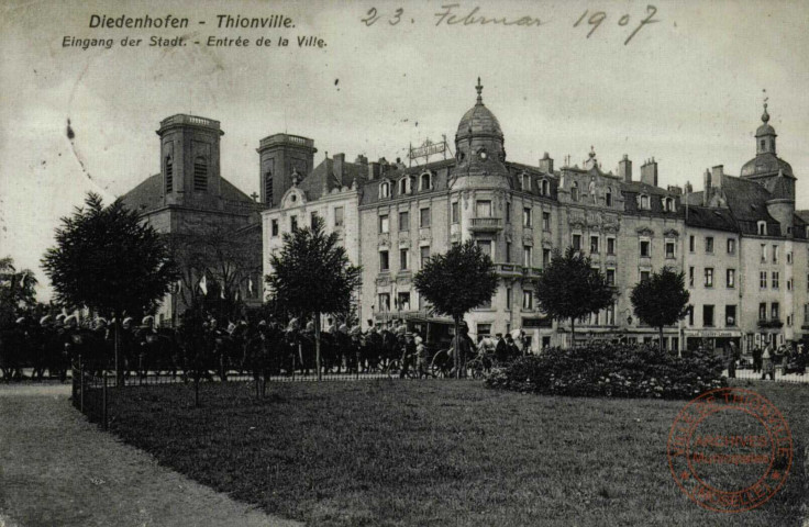 Diedenhofen - Eingang der Stadt / Thionville - Entrée de la Ville