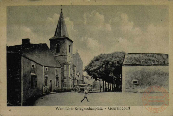 Westlicher Kriegsschauplatz - Gouraincourt