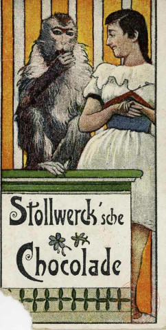 Une femme et un singe