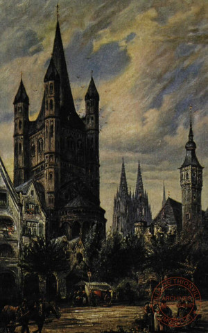 Köln .St Martin Stapelhaus und Dom