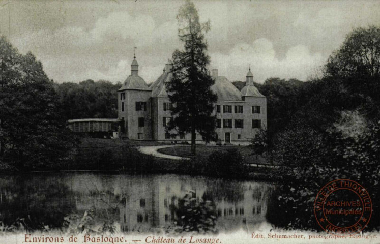 Environs de Bastogne.-Château de Losange.