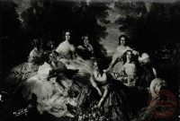 PALAIS de COMPIEGNE - L'Impératrice Eugénie et ses Dames d'Honneur Peinture de Winterhalter