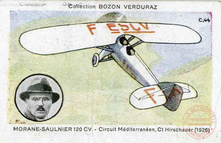 Morane-Saulnier 120 CV. - Circuit Méditéranéen, Ct Hirschauer (1926).