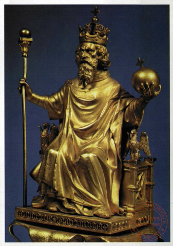 SCEPTRE DE CHARLES V (STATUETTE DE CHARLEMAGNE)