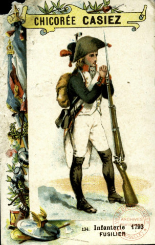 Infanterie. Fusilier 1793