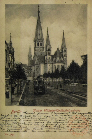 Berlin. Kaiser Wilhelm-Gedächtnisskirche