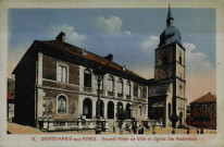 Sainte-Marie-aux-Mines - Nouvel Hôtel de Ville et Eglise Ste-Madeleine