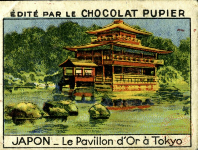 Japon - Le pavillon d'or à Tokyo.