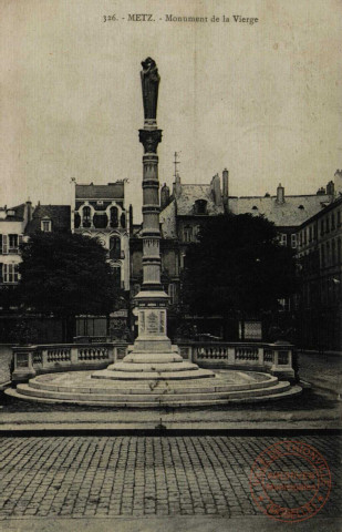 Metz - Monument de la Vierge