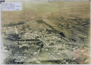 Vue aérienne de Thionville - Reproduction d'une photographie de 1927 réalisée par Reprowoll SARL