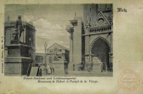 Metz : Fabert-Denkmal und Liebrauenportal = Monument de Fabert et Portail de la Vierge
