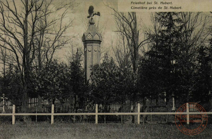 Friedhof bei St. Hubert : Cimetière près de St. Hubert