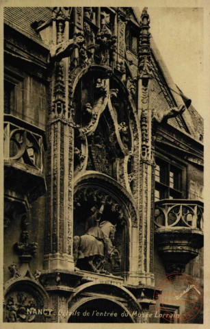 NANCY - Détails de l'Entrée du Musée Lorrain