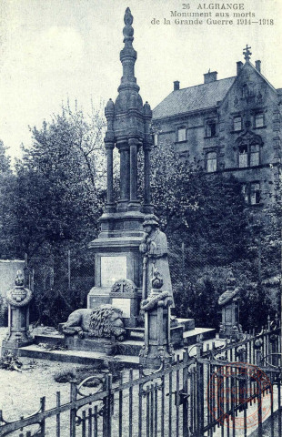 monument aux morts de la Grande Guerre 1914-18