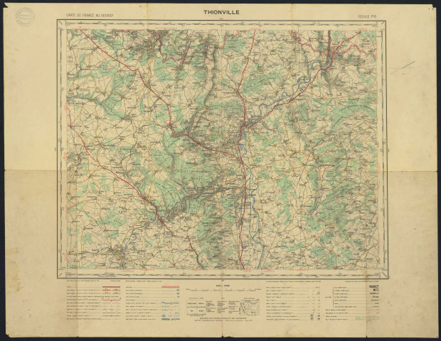 THIONVILLE. FEUILLE P-6