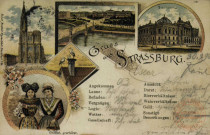 Gruss aus Strassburg : Starchennest : Universität : Bibliothek