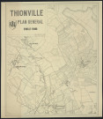 « THIONVILLE. PLAN GENERAL ».- Volkrange, Beuvange, Elange, Veymerange, Metzange.