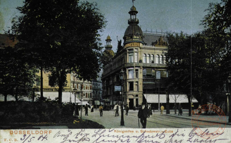 DÜSSELDORF.Königsalles u. Schadowstr.-Ecke