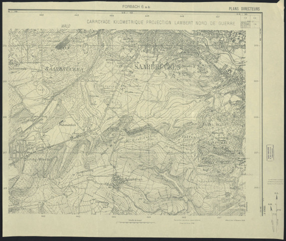 PLANS DIRECTEURS : FORBACH 6 a-b