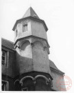 Cour du Château, ancienne maison des Raville, batiment C de la mairie. Tourelle à encorbellements (XVe-XVIe) - Thionville