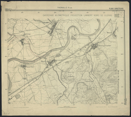 PLANS DIRECTEURS : THIONVILLE 6 a-b