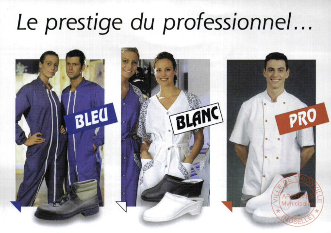 Le prestige du professionnel... Bleu Blanc Pro