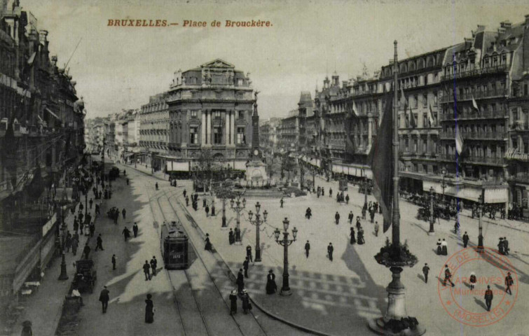 Bruxelles . Place de Brouckère.