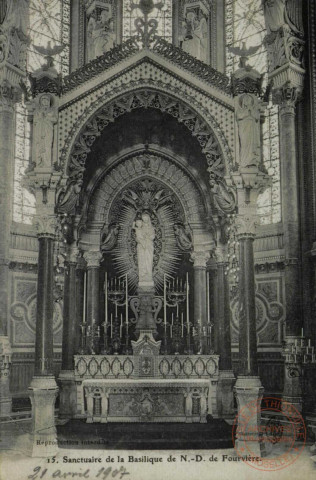 Sanctuaire de la Basilique de N-D. de Fourvière