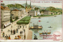 Promenade à Lucerne (XXème siècle).