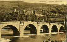 Heidelberg. Schloss u Neckarbrücke.