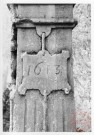 Bildstock situé dans le virage de la rue de Meilbourg (en face de la rue du Prieur) à Garche (Thionville). Daté 1613, statues de la Vierge et l'Enfant, Saint-Rémy, Saint-Nicolas et Sainte Ursule
